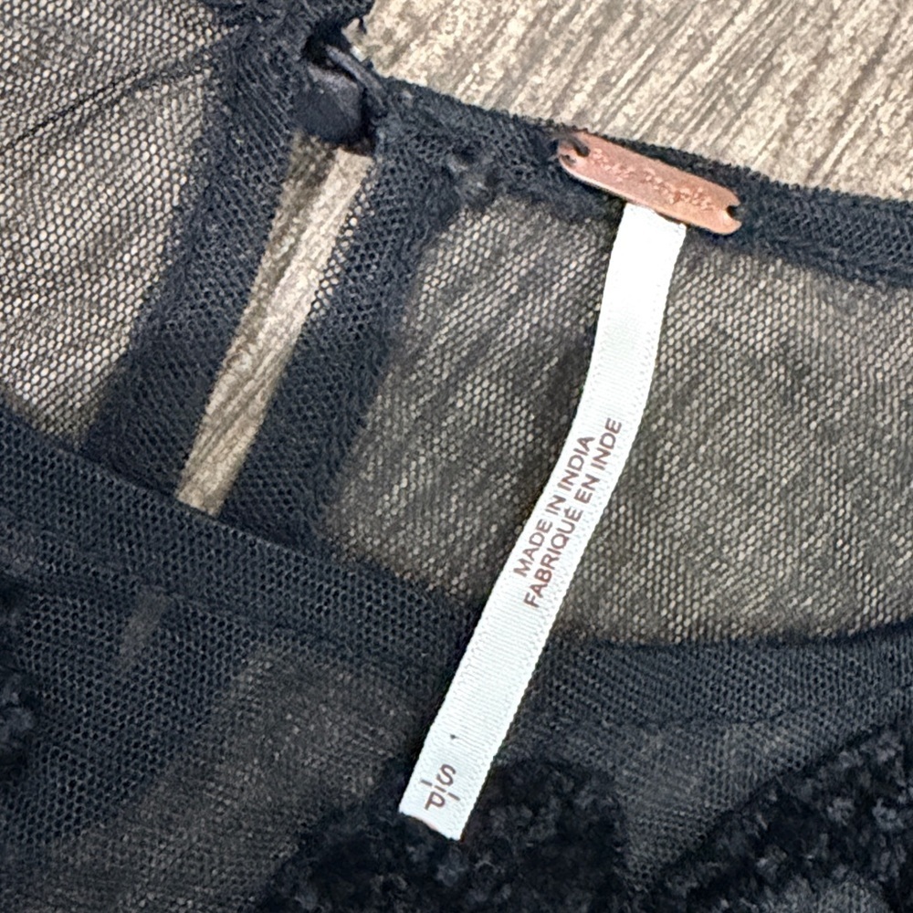 Free People Shine Through Mesh Top - Picture 4 of 5
